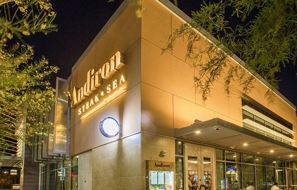 Andiron Steak storefront at Downtown Summerlin