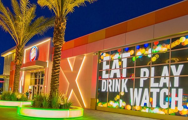 Dave And Busters storefront at Downtown Summerlin