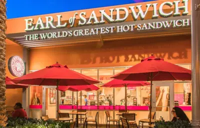 Earl Of Sandwich storefront at Downtown Summerlin