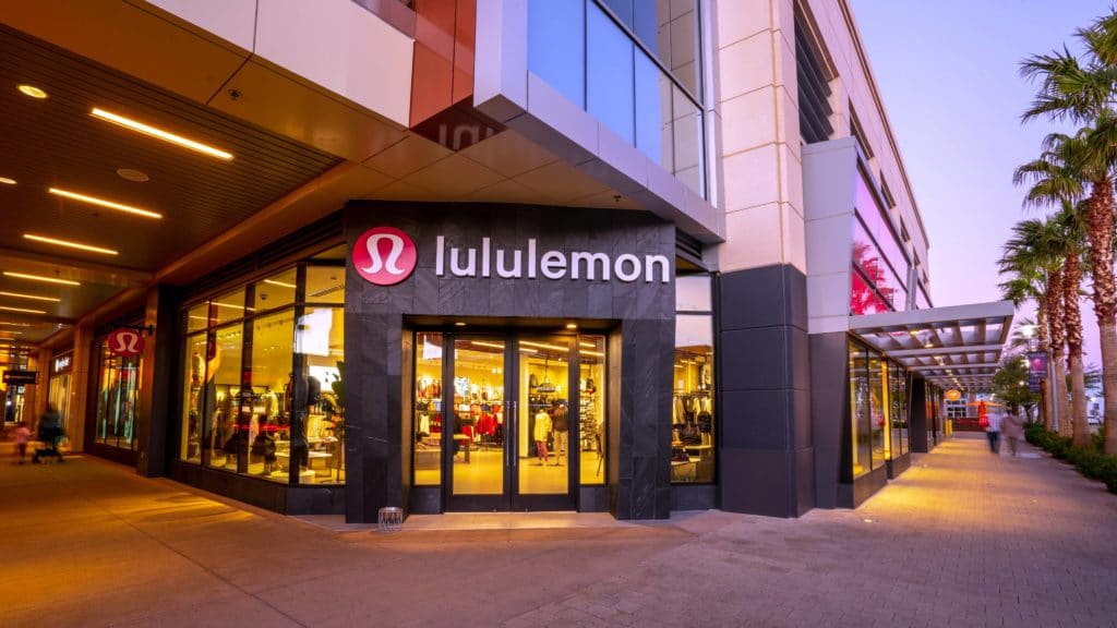 lululemon storefront at Downtown Summerlin