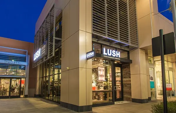 Lush-tile Lush Cosmetics storefront at Downtown Summerlin