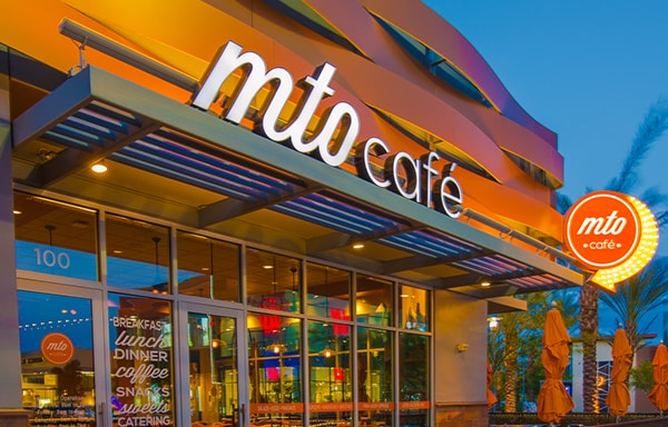 MTO Cafe storefront at Downtown Summerlin