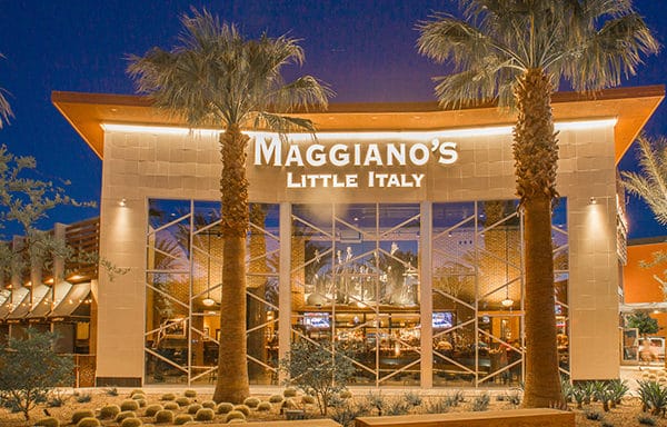 Maggianos Little Italy storefront at Downtown Summerlin