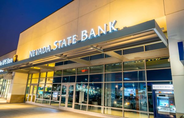 Nevada State Bank storefront at Downtown Summerlin