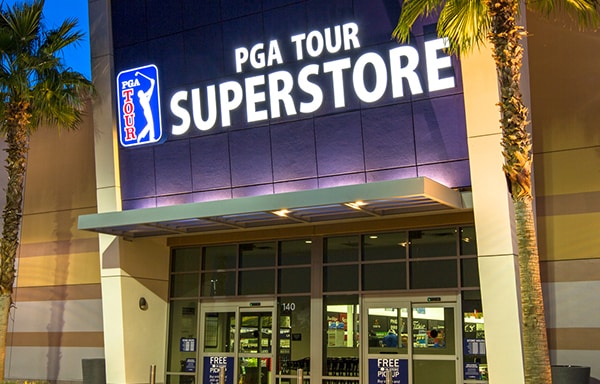 PGA Tour Superstore storefront at Downtown Summerlin
