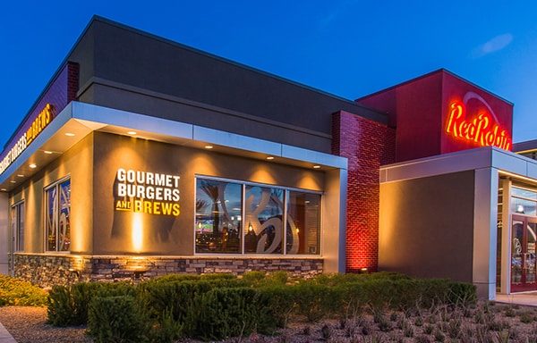 Red Robin Gourmet Burgers and Brews storefront at Downtown Summerlin
