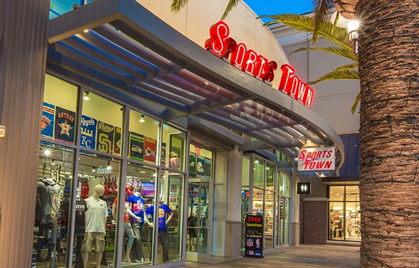 Sports Town storefront at Downtown Summerlin