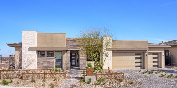 Model home at Onyx point by Richmond American Homes in Summerlin