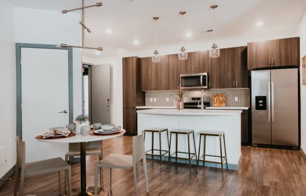 Kitchen at Tanager Apartments in Downtown Summerlin