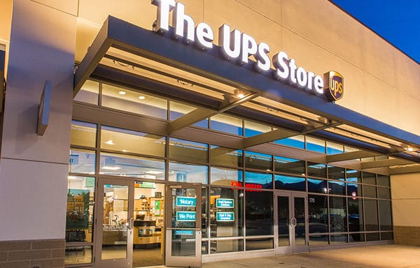 The UPS Store storefront at Downtown Summerlin