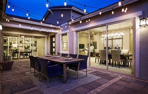 Patio at Scots Pine by Richmond American Homes in Summerlin