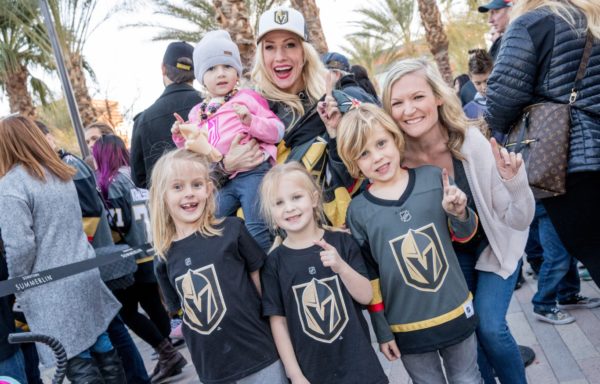 Vegas Golden Knights player signing at Downtown Summerlin