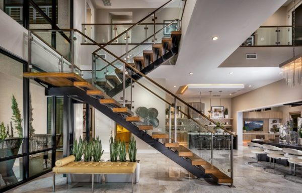 Staircase at Mesa Ridge by Toll Brothers in Summerlin