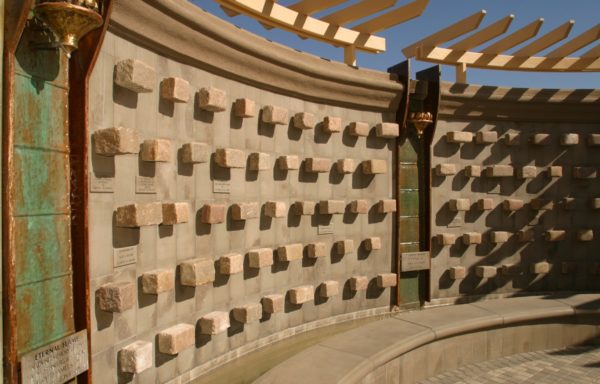 Warsaw Ghetto Remembrance Garden at Temple Beth Sholom in Summerlin