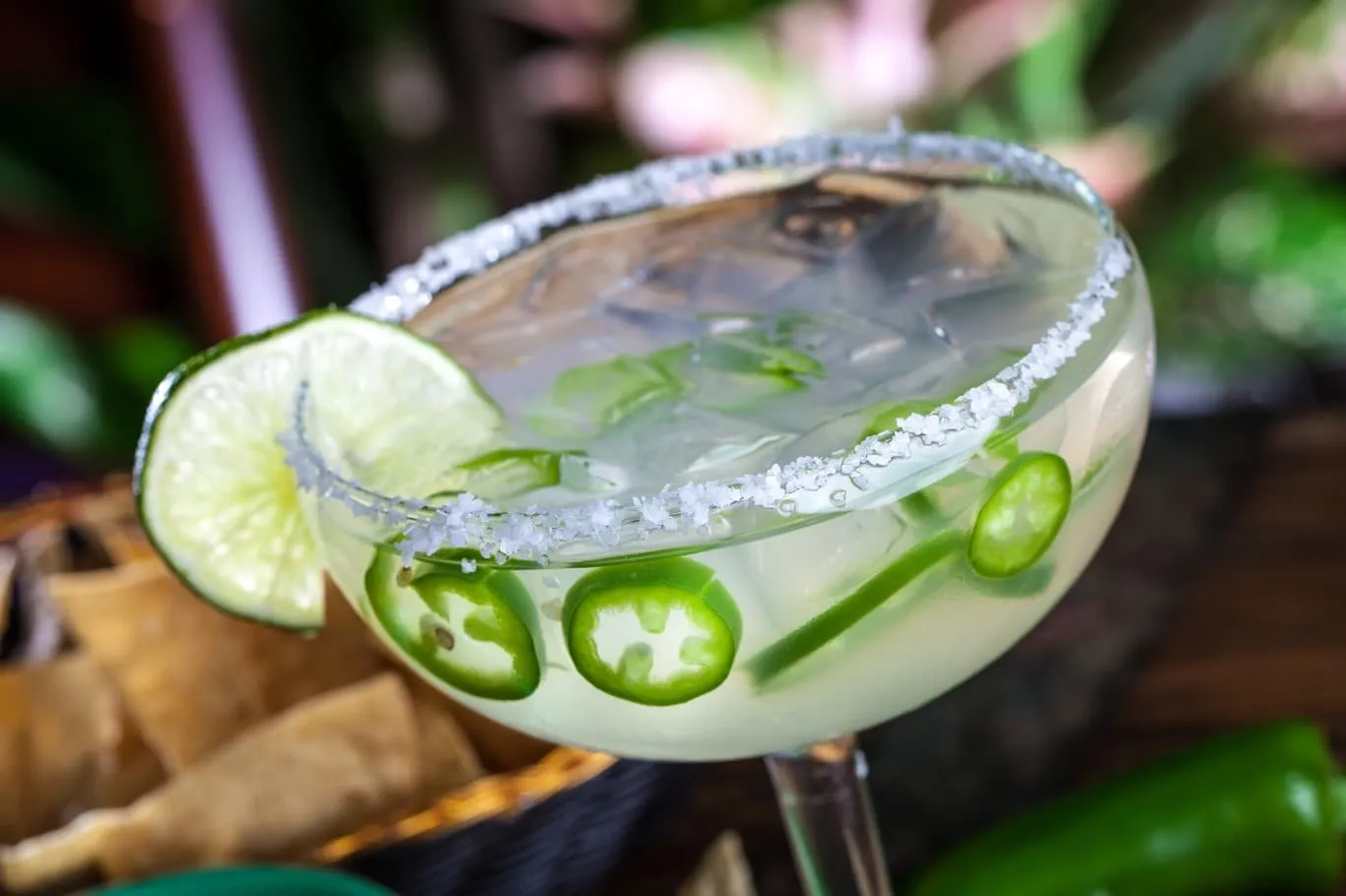 Jalapeno margarita at Panchos Mexican Restaurant in Downtown Summerlin
