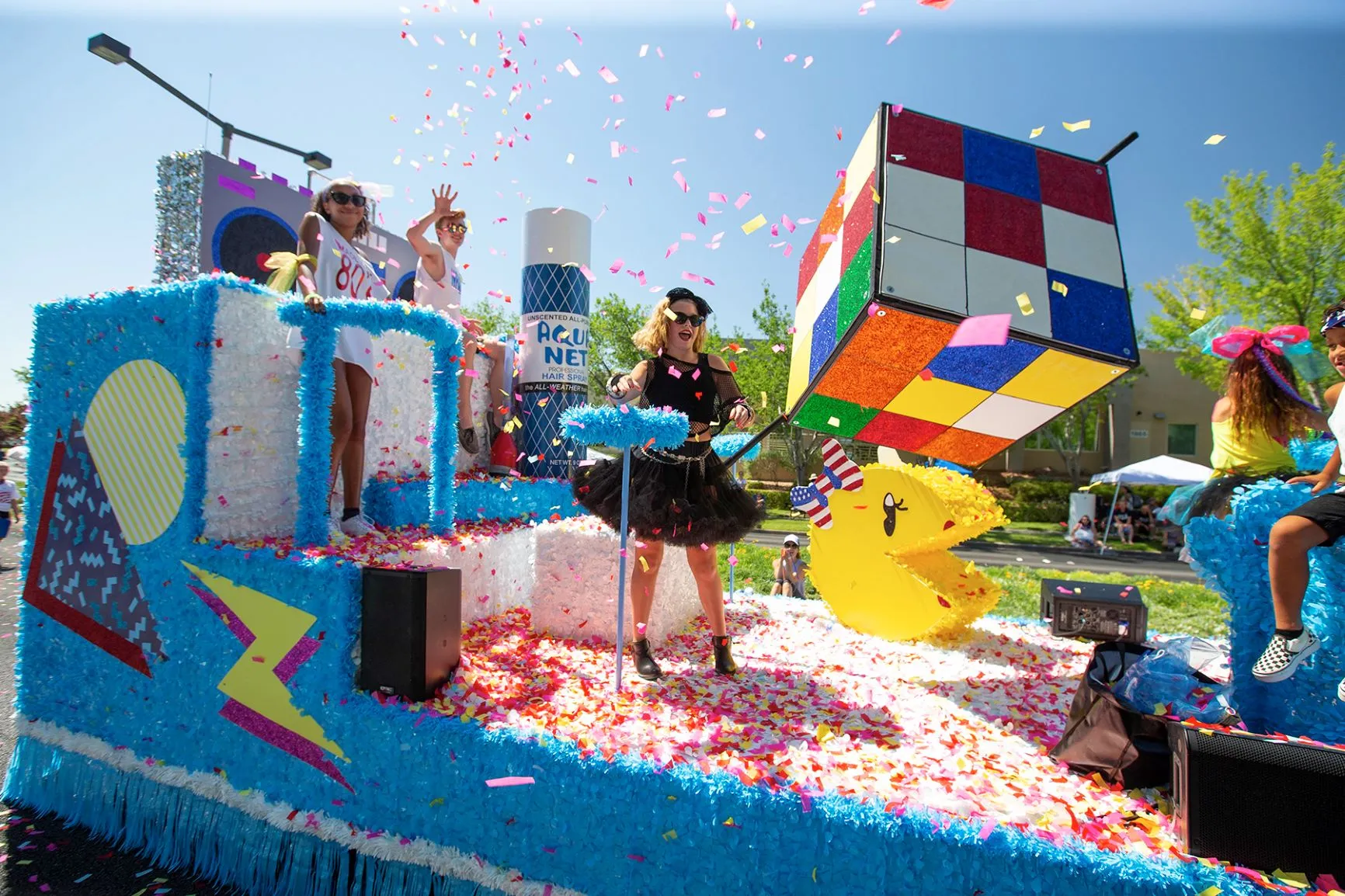 Pacman float at Fourth of July Parade in Summerlin