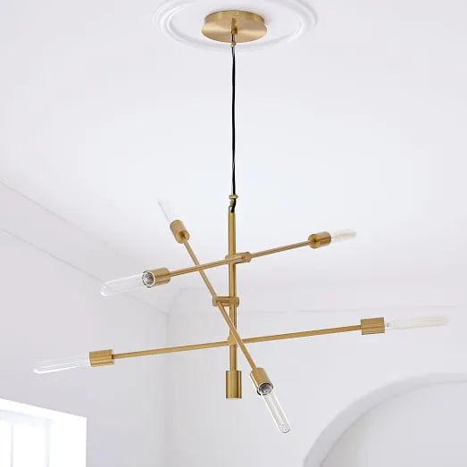 Chandelier from West Elm