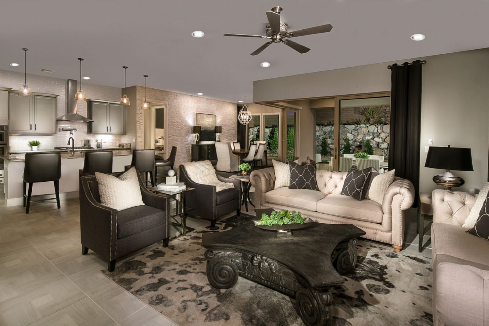 Living Room at Reverence by Pulte Homes in Summerlin