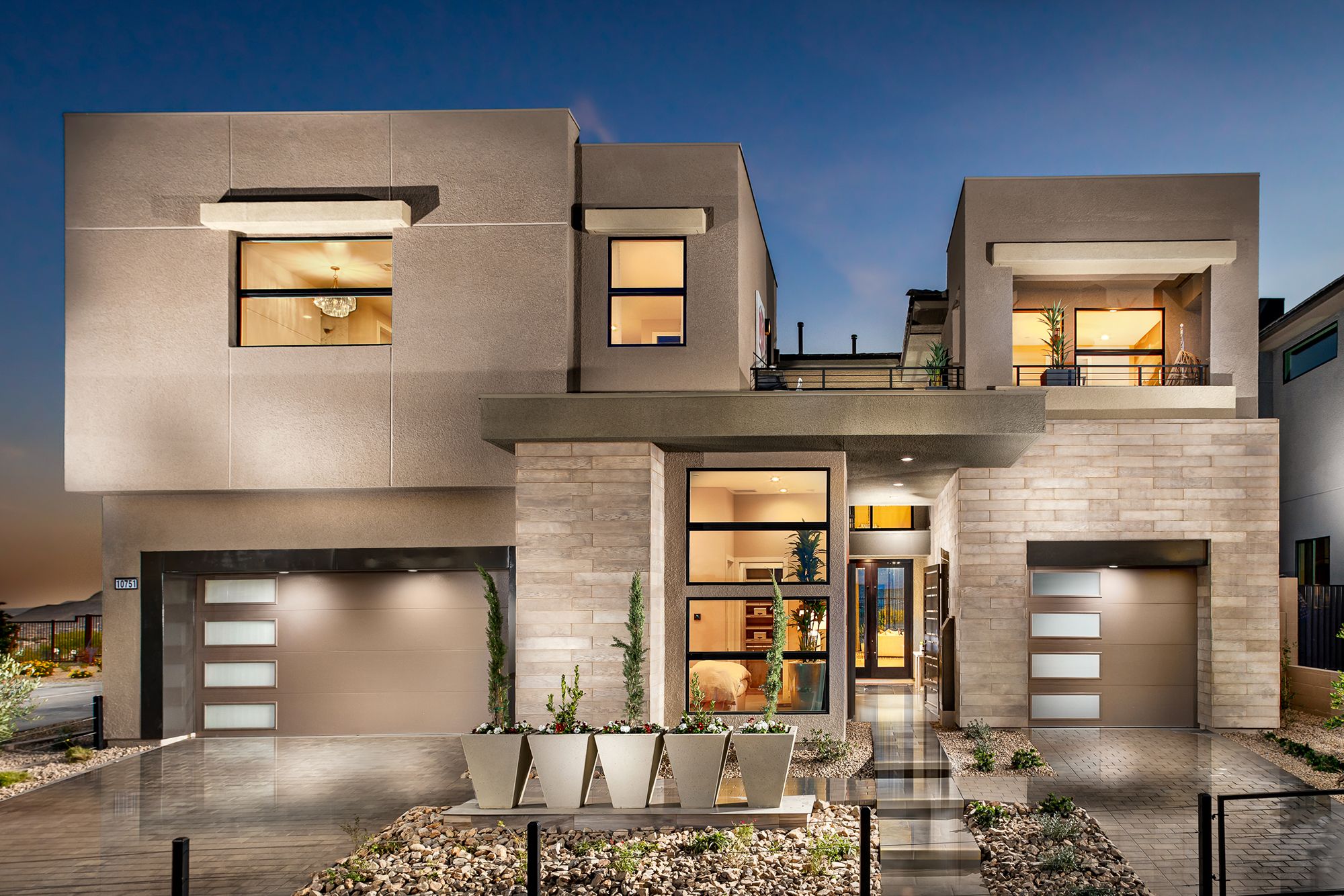 Model home at Mesa Ridge by Toll Brothers in Summerlin