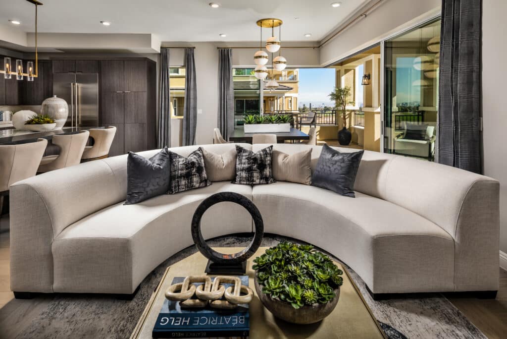 Great Room of Brenta at Mira Villa by Toll Brothers