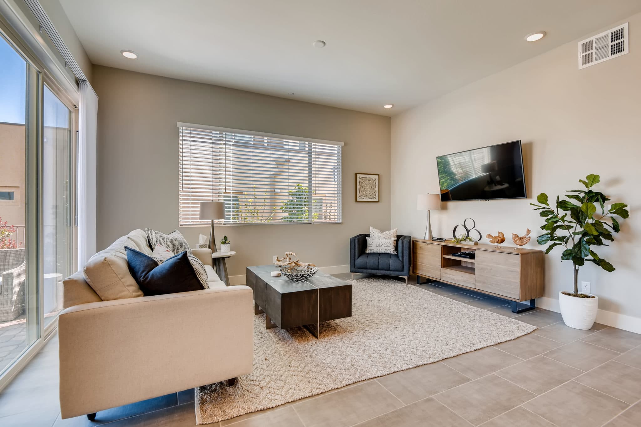 Living Room in Radiant in Luxe Collection in Trilogy by Shea Homes in South Square in Summerlin