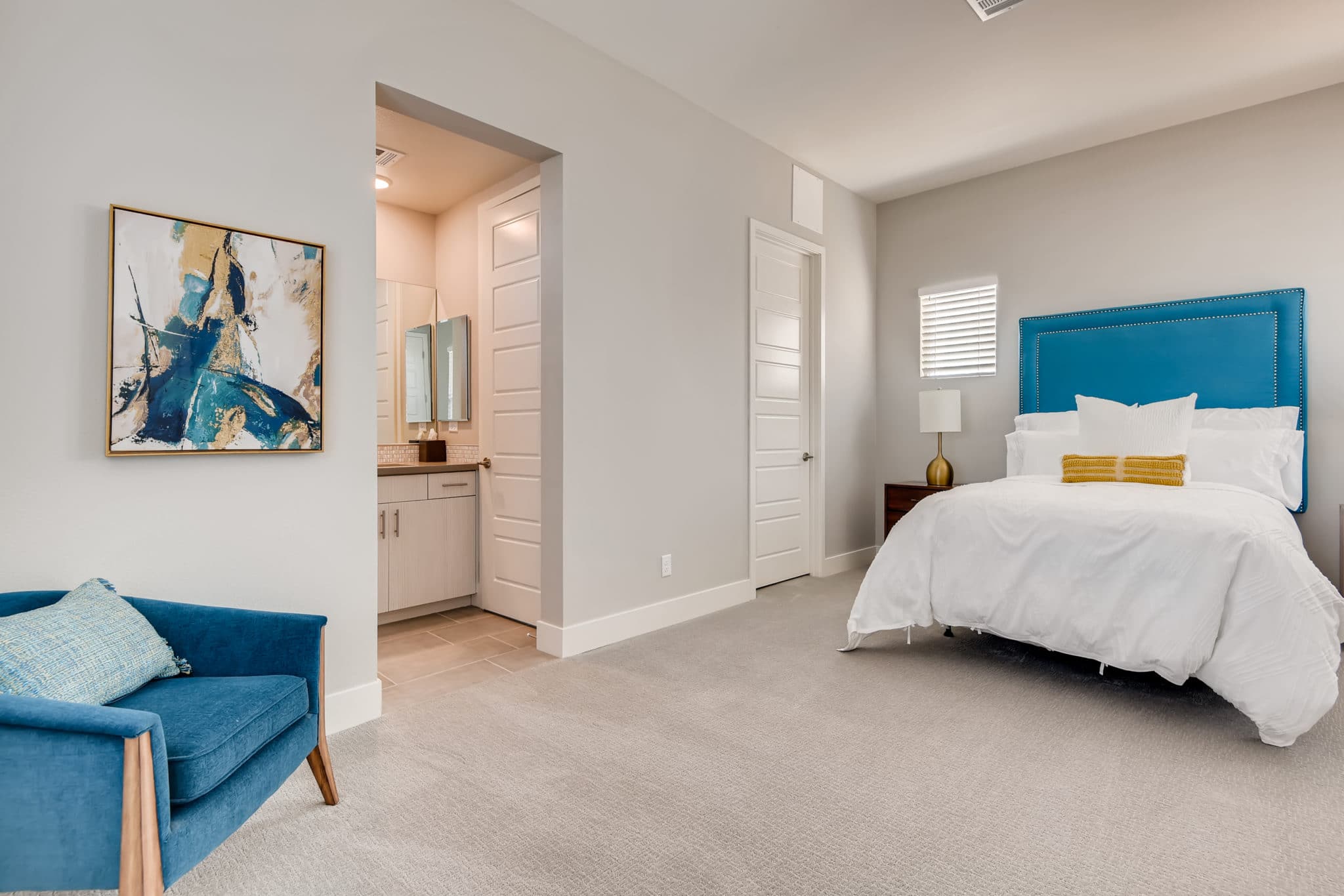 Bedroom in Radiant in Luxe Collection in Trilogy by Shea Homes in South Square in Summerlin