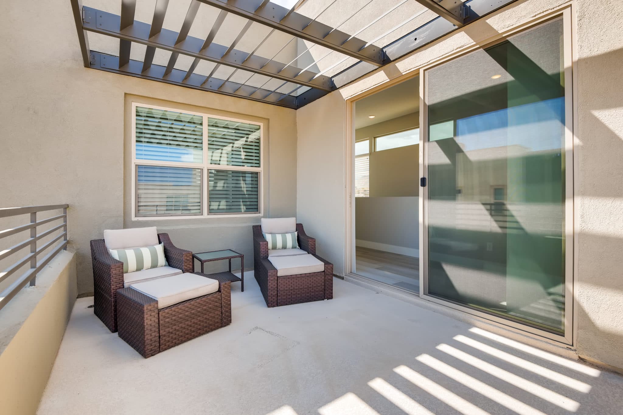 Balcony in Radiant in Luxe Collection in Trilogy by Shea Homes in South Square in Summerlin