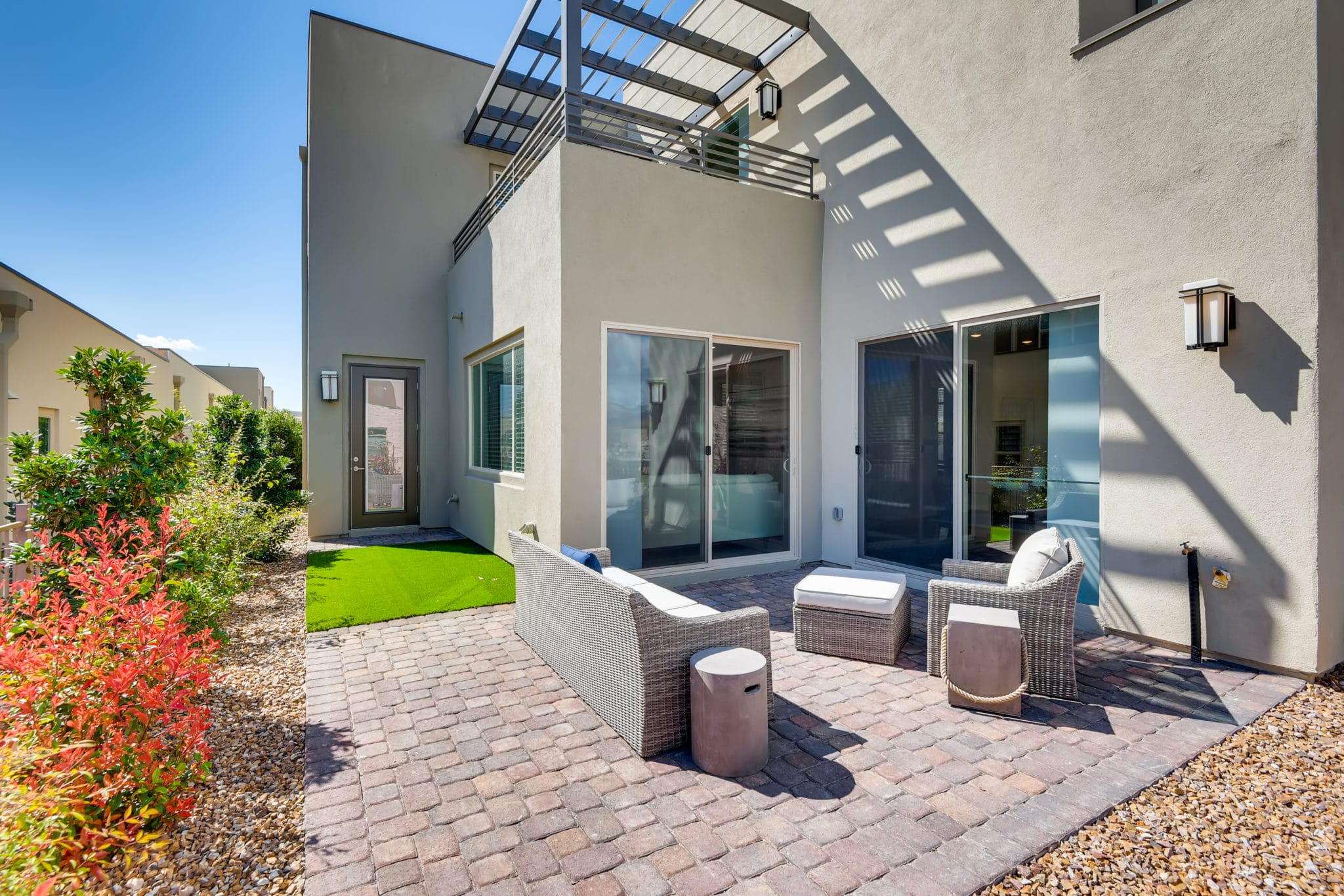 Patio in Radiant in Luxe Collection in Trilogy by Shea Homes in South Square in Summerlin