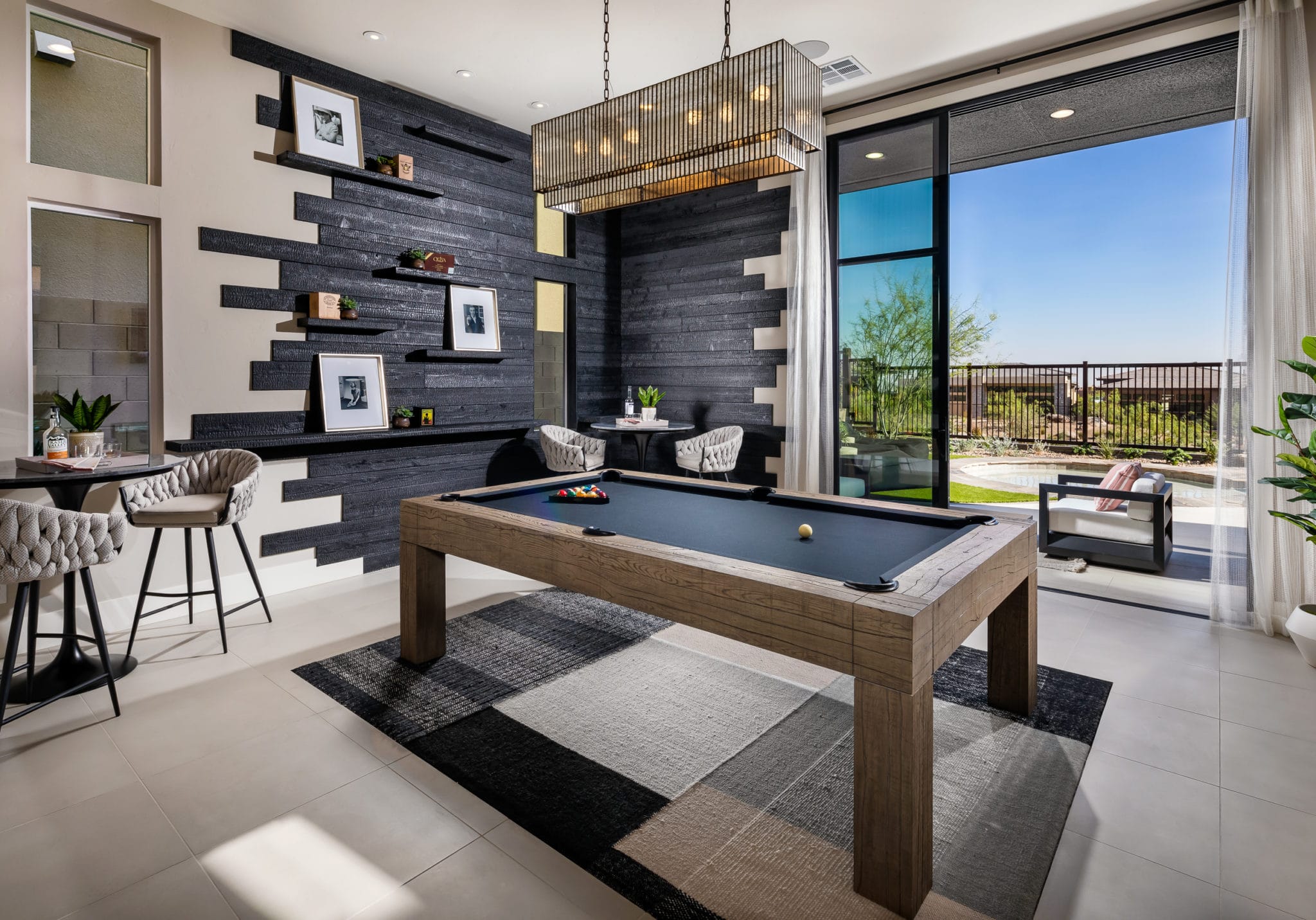 Game Room of Oak Creek in Sky View Collection in Mesa Ridge by Toll Brothers in The Mesa in Summerlin