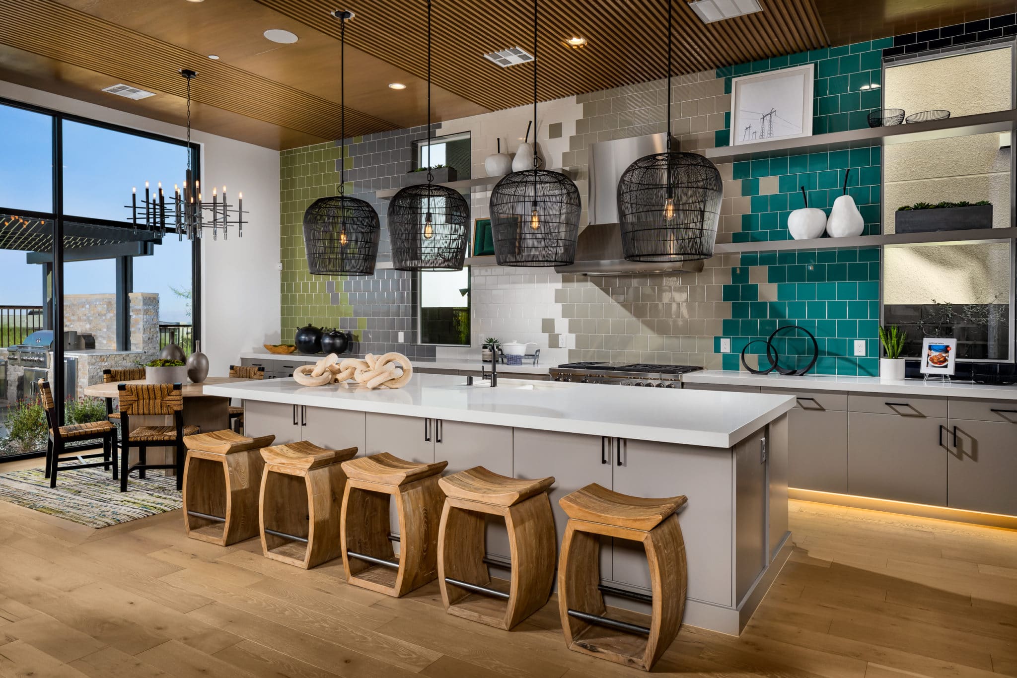 Kitchen of Calico in Mesa Ridge by Toll Brothers in The Mesa in Summerlin