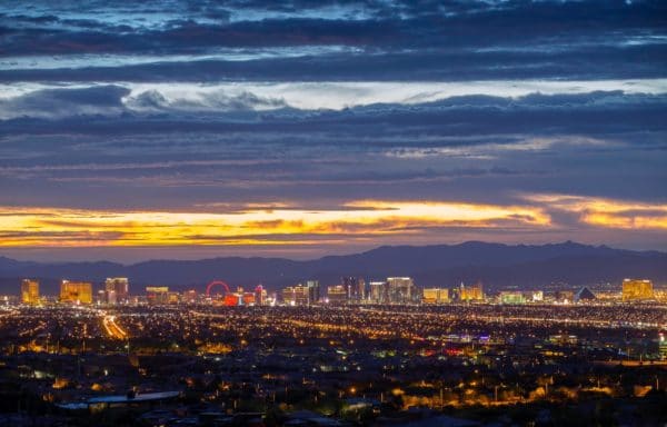 Las Vegas skyline view from Summerlin