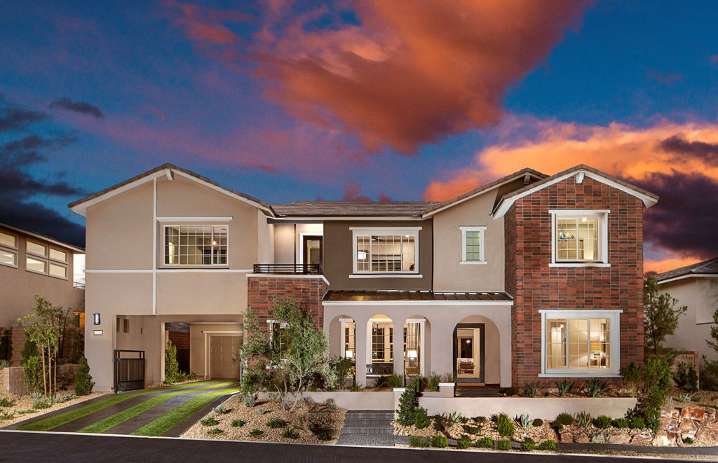 Front Elevation of Sterling Model in Reverence by Pulte Homes in Summerlin