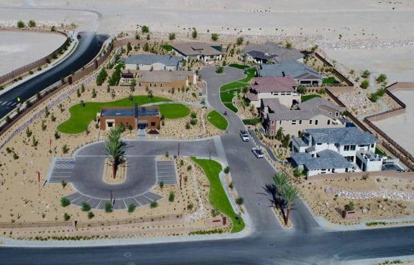 Aerial View of Reverence by Pulte Homes in Summerlin