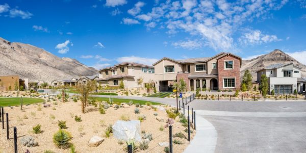 Reverence by Pulte Homes street corner view