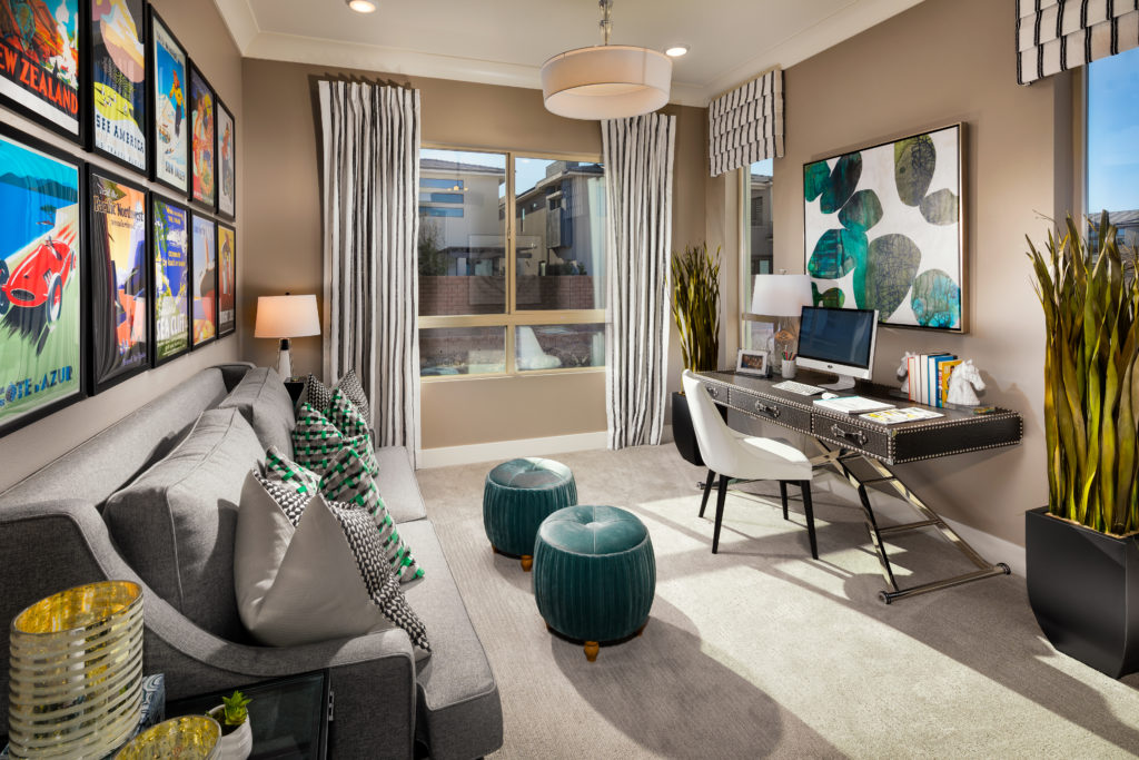 Office in Viewpoint Model in Modern Collection in Trilogy by Shea Homes in South Square in Summerlin