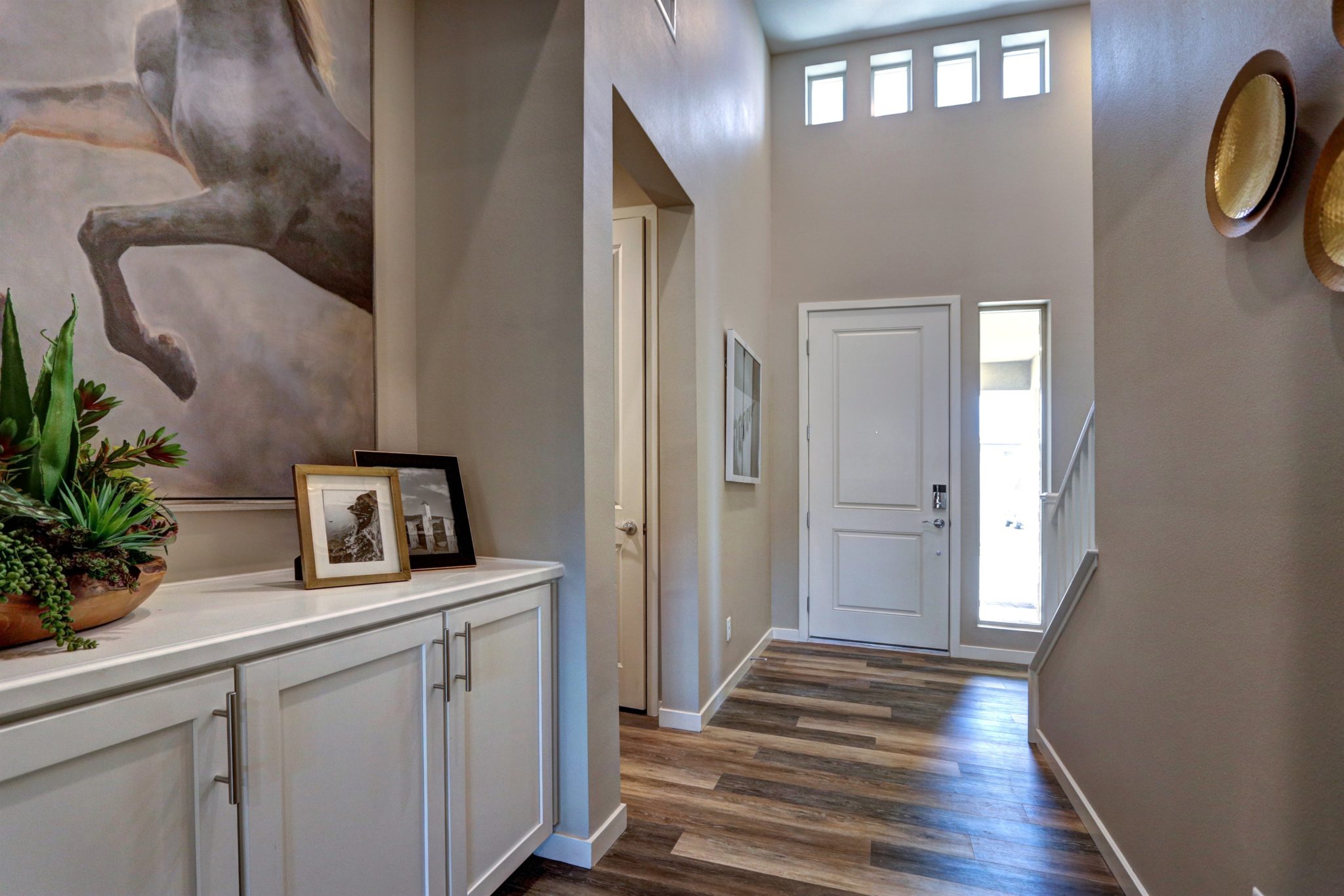 Foyer in Reflect in Resort Collection in Trilogy by Shea Homes in South Square in Summerlin