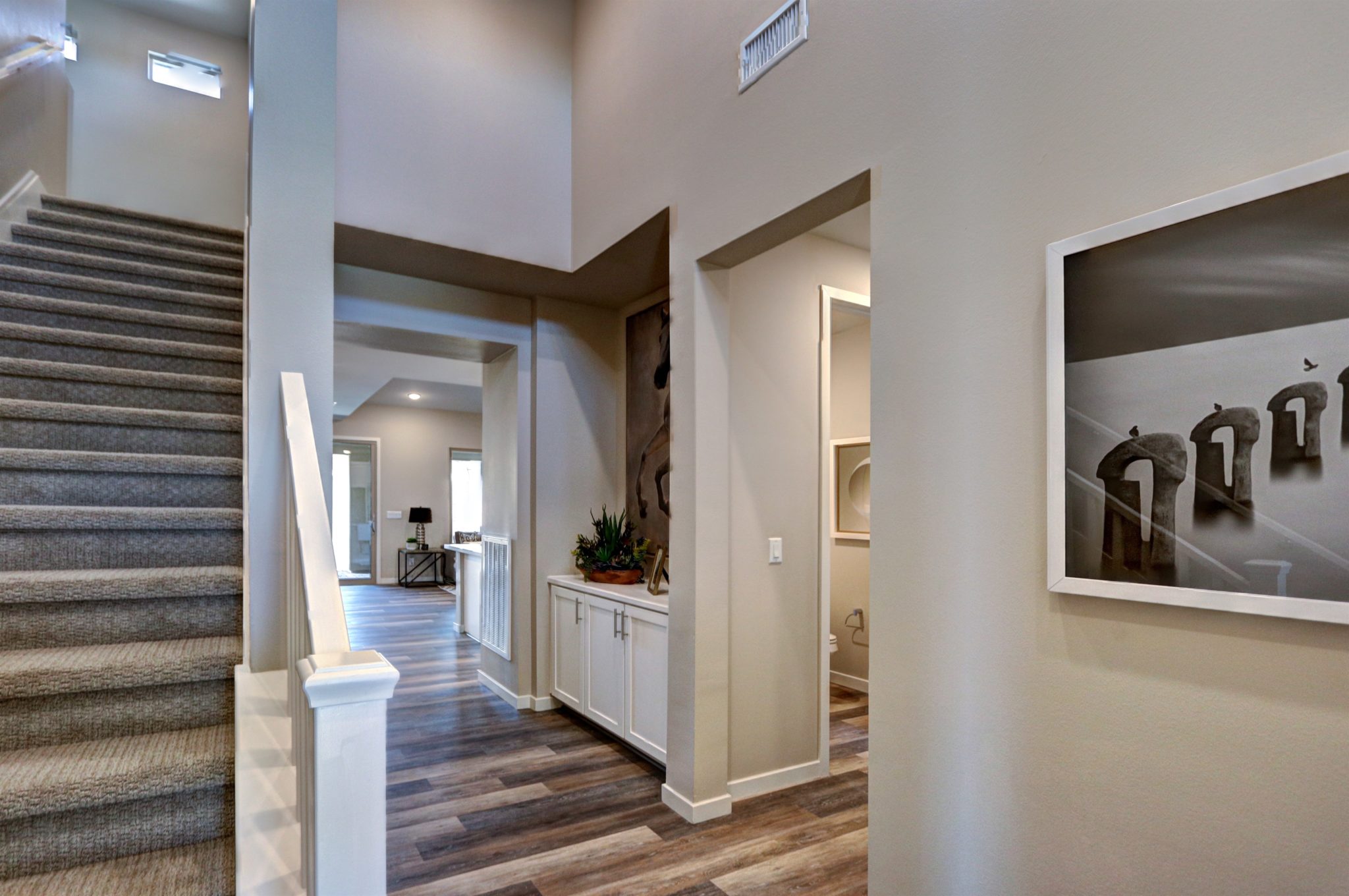 Foyer in Reflect in Resort Collection in Trilogy by Shea Homes in South Square in Summerlin