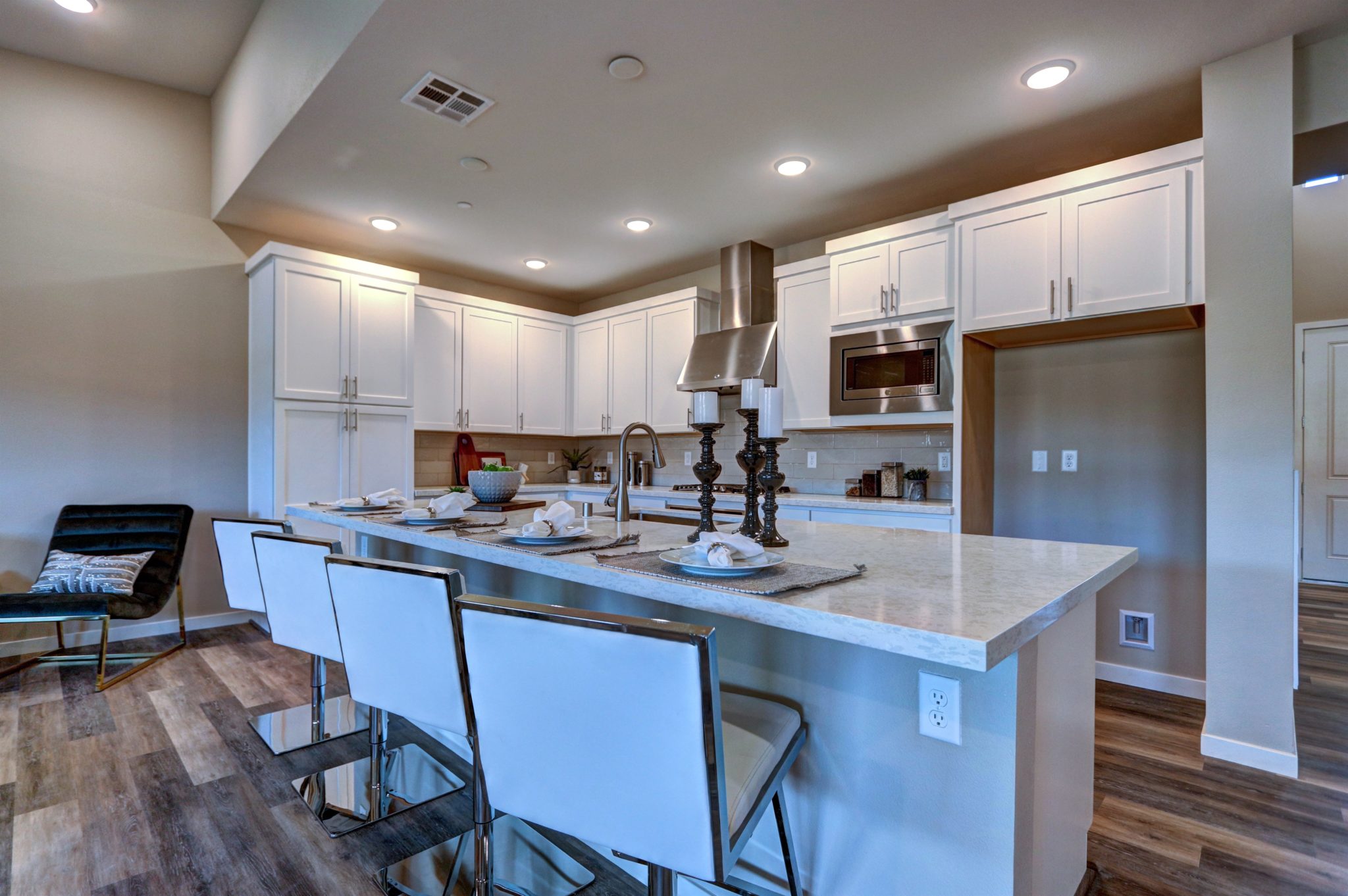 Kitchen in Reflect in Resort Collection in Trilogy by Shea Homes in South Square in Summerlin