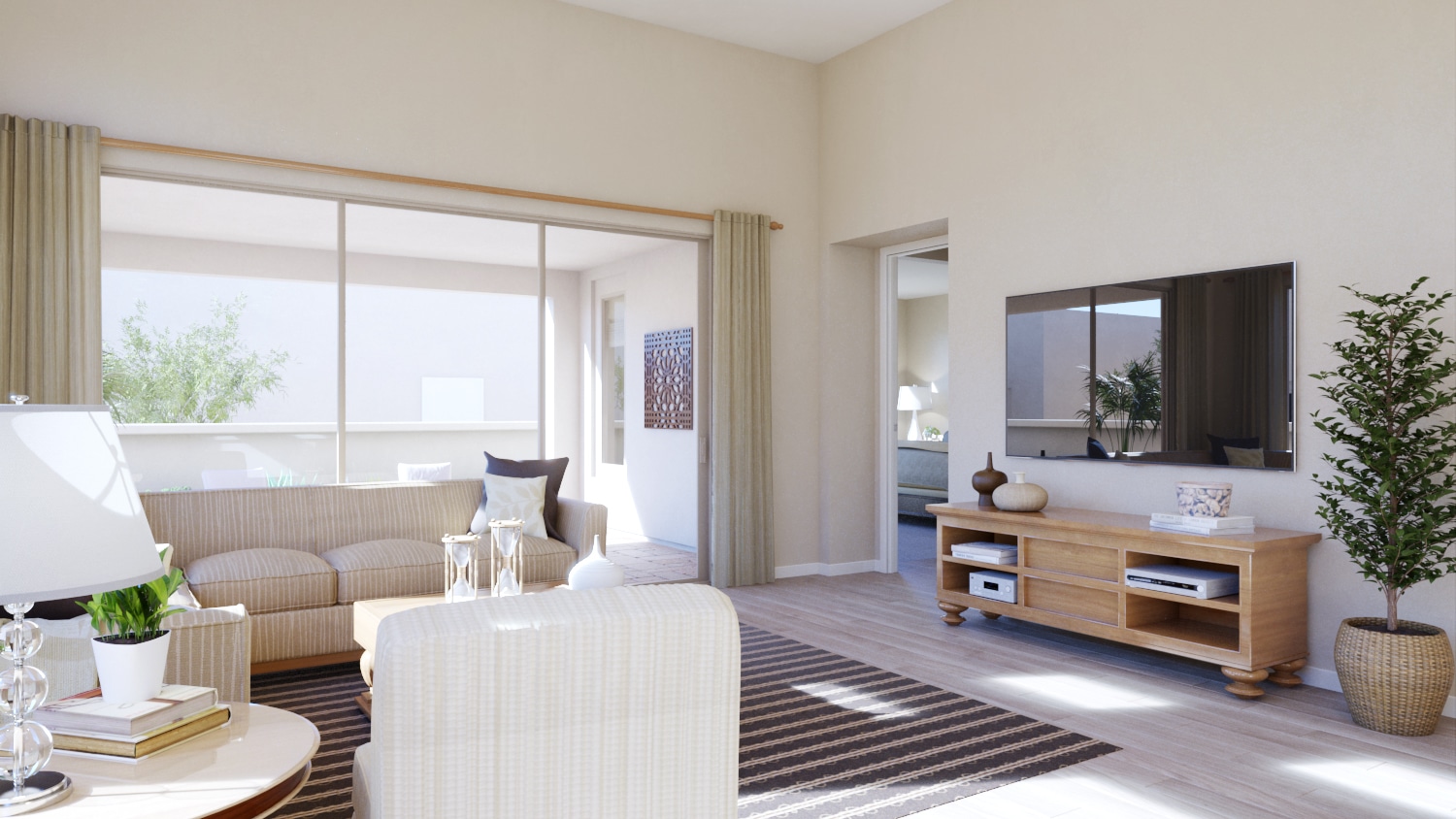 Great Room in Explore in Resort Collection in Trilogy by Shea Homes in South Square in Summerlin