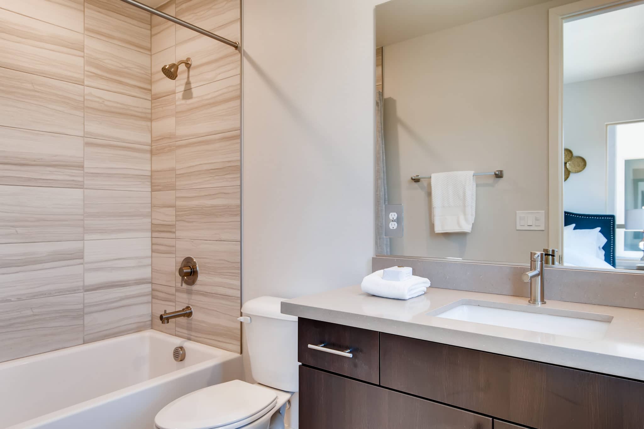 Bathrom in Inspire in Modern Collection in Trilogy by Shea Homes in South Square in Summerlin