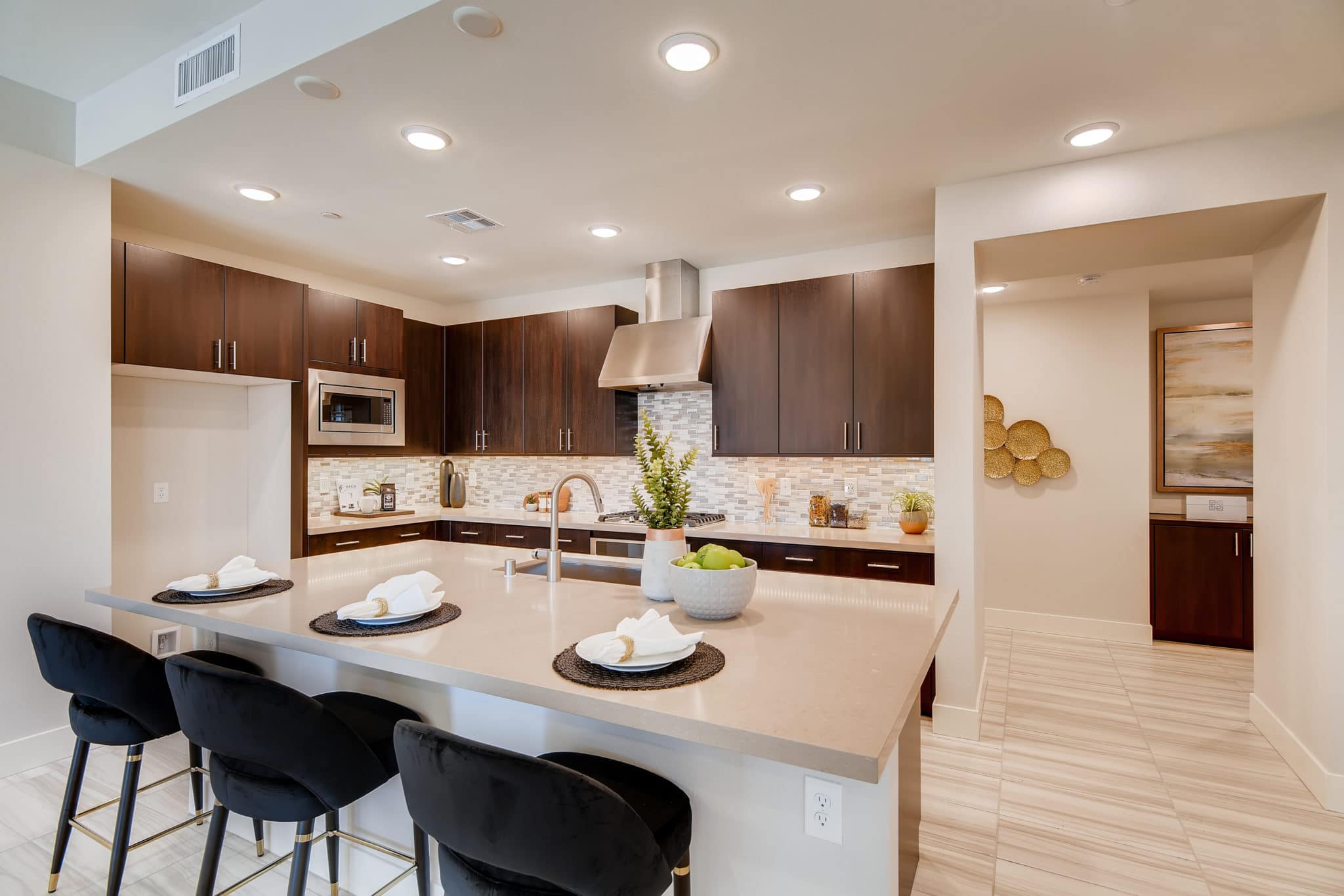Kitchen in Inspire in Modern Collection in Trilogy by Shea Homes in South Square in Summerlin