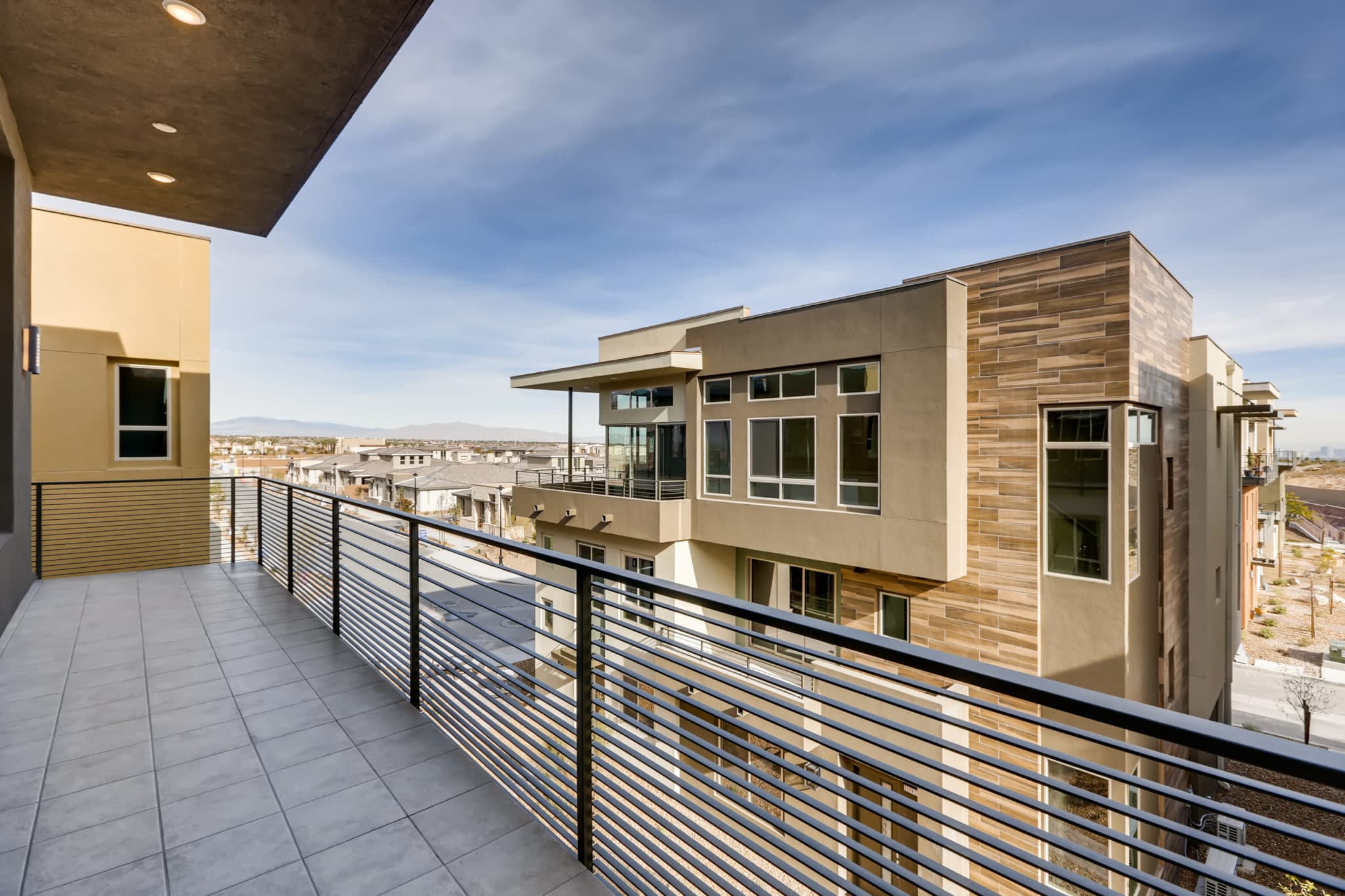 Balcony in Summit in Modern Collection in Trilogy by Shea Homes in South Square in Summerlin