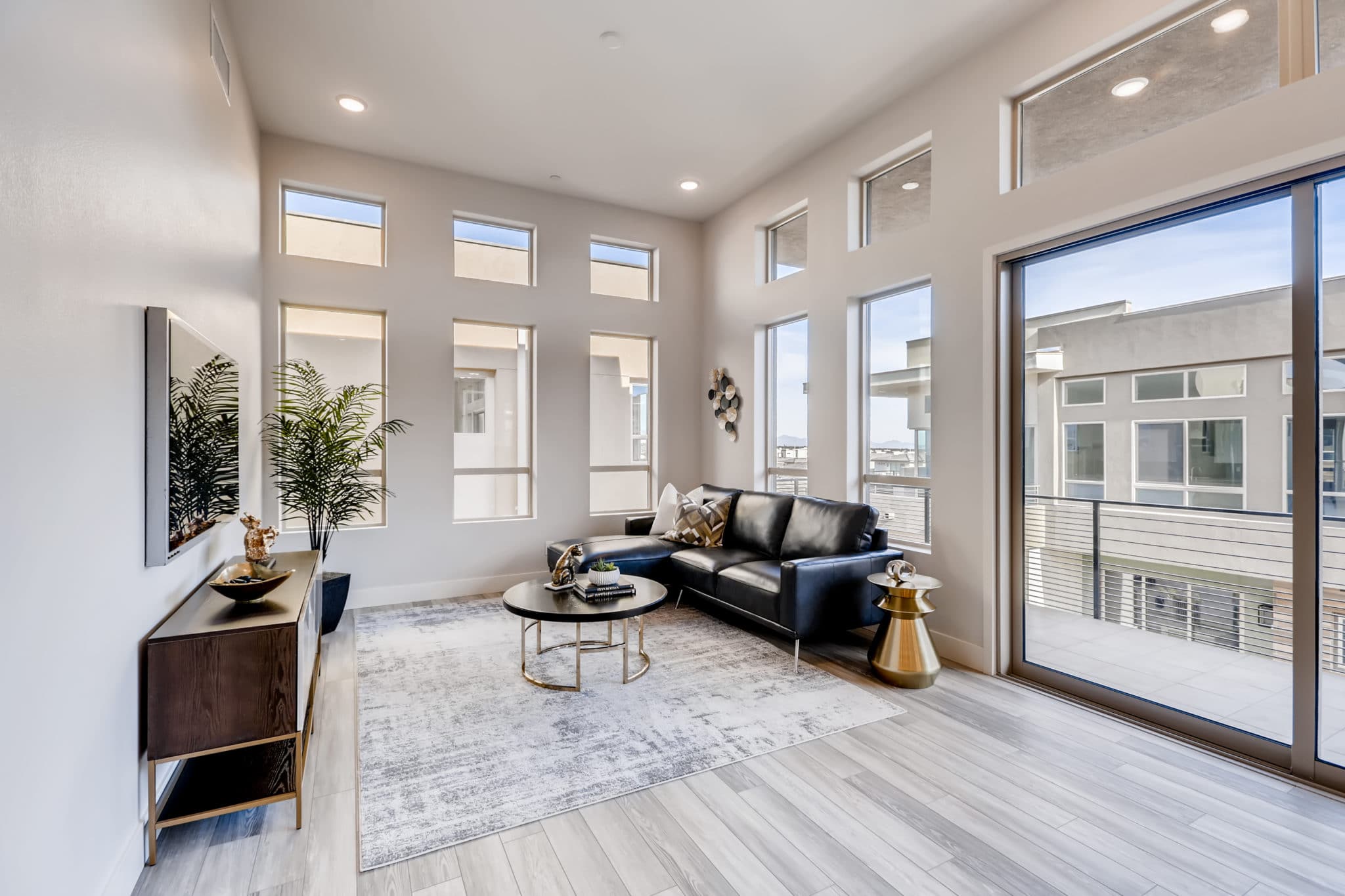 Great Room in Summit in Modern Collection in Trilogy by Shea Homes in South Square in Summerlin