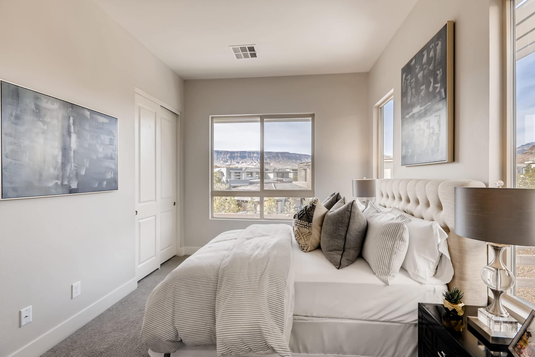 Bedroom in Summit in Modern Collection in Trilogy by Shea Homes in South Square in Summerlin