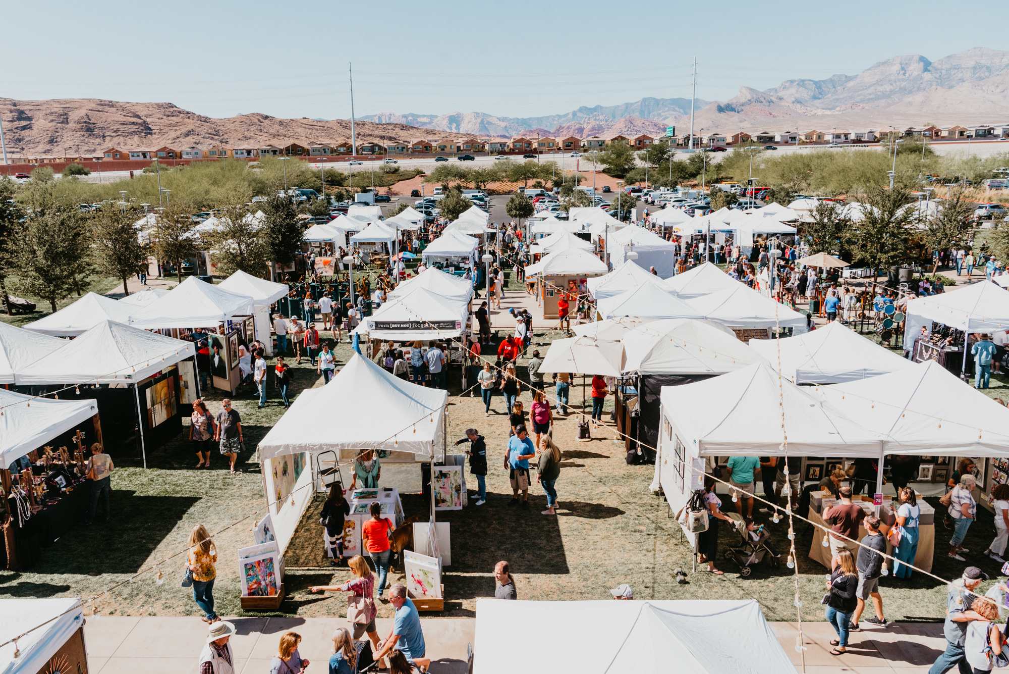 Summerlin Festival Of Arts vendor display