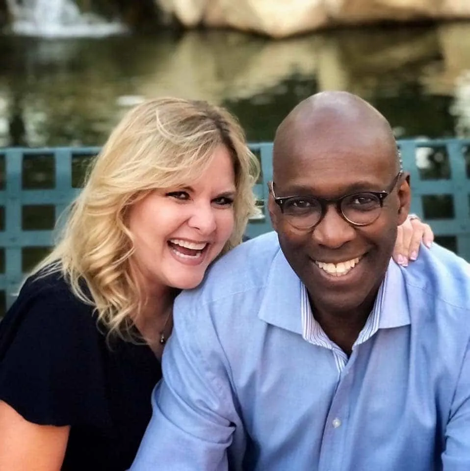 Lisa and Jesse Ferrell smiling together