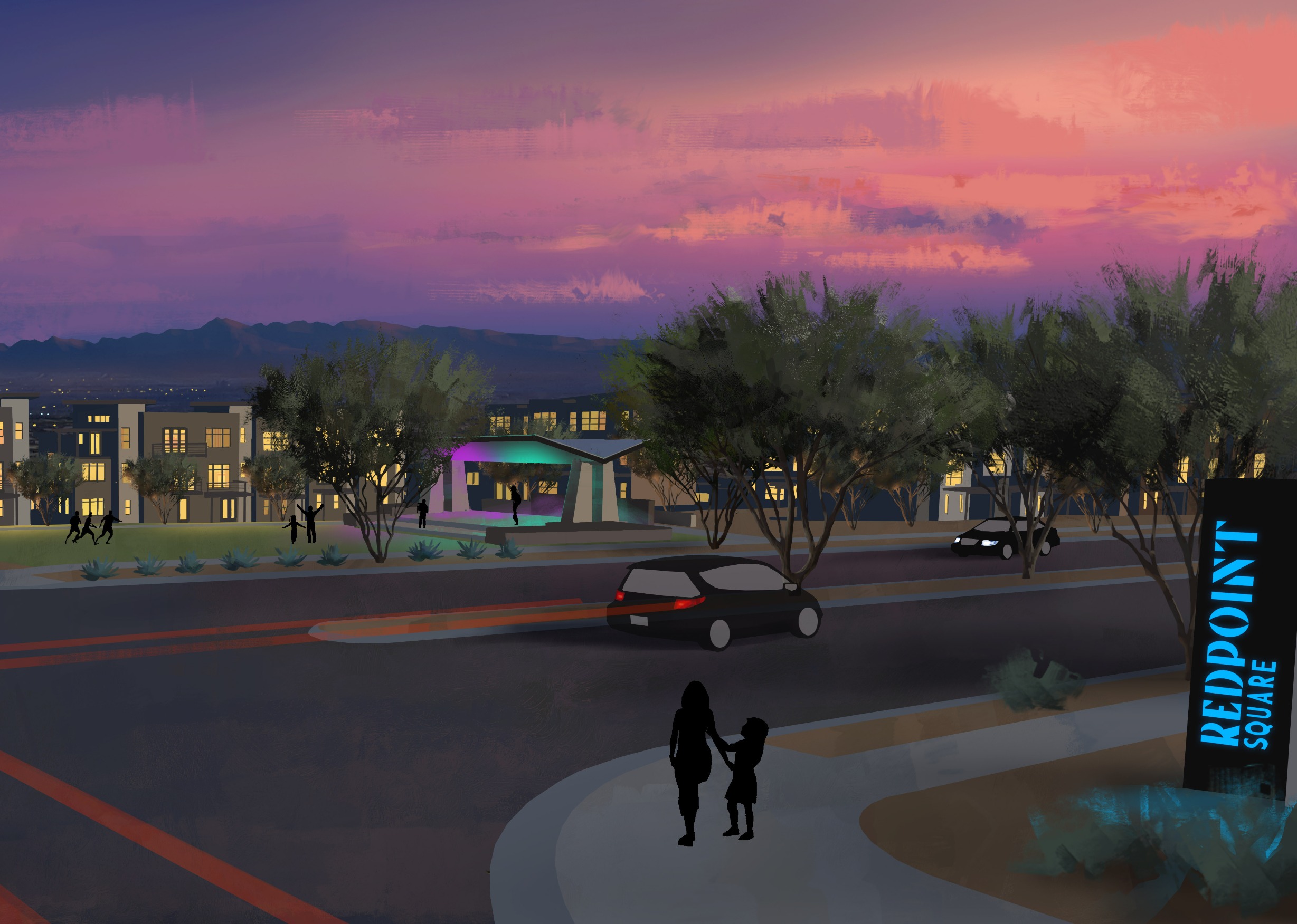 Redpoint Square in Summerlin Rendering