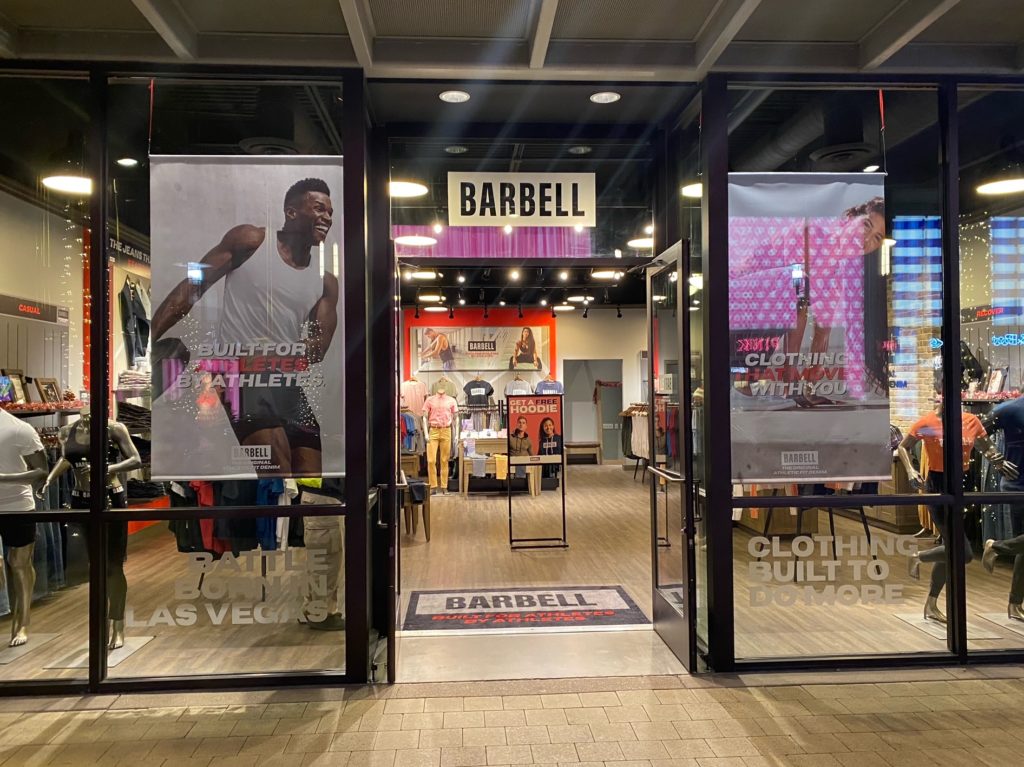 Barbell Apparel Storefront