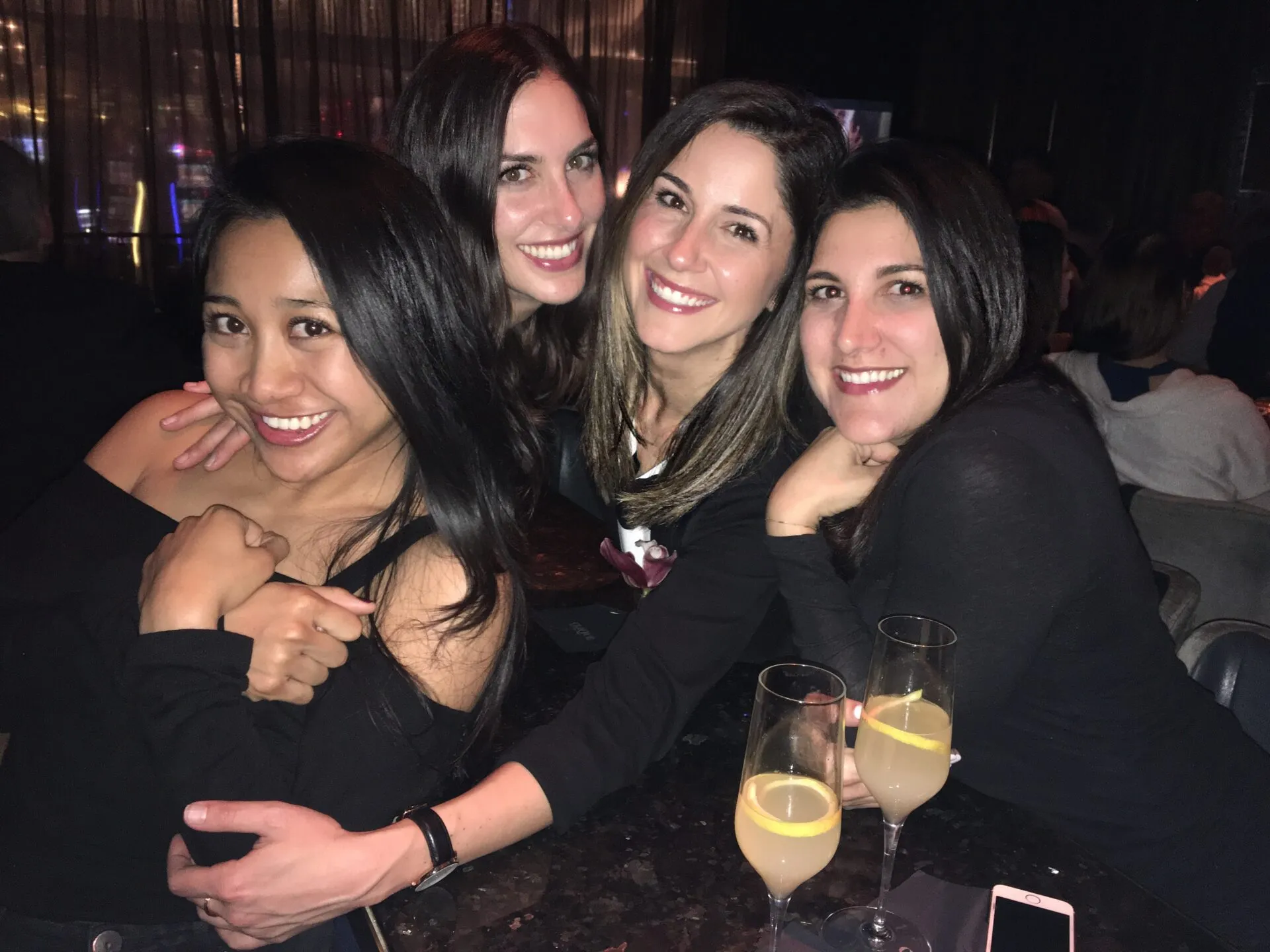 Reem Awad and friends having fun
