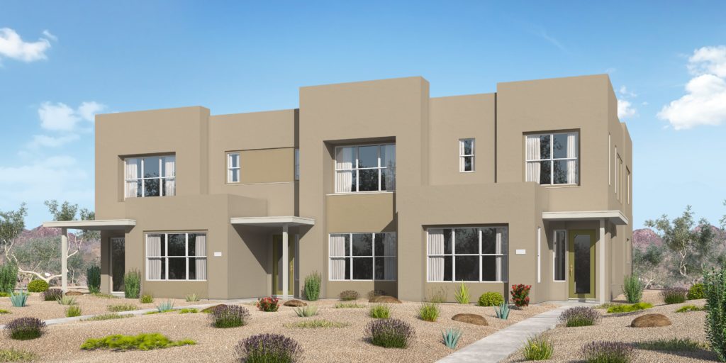 Front Elevation of Luna at Affinity by Taylor Morrison Homes in Summerlin